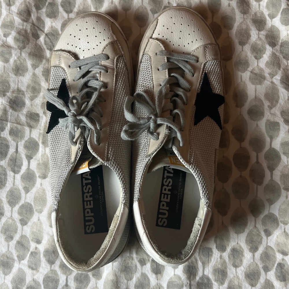 Golden Goose Men’s Superstar Sneakers Size 43